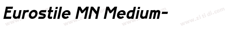 Eurostile MN Medium字体转换 Eurostile MN Medium字体转换